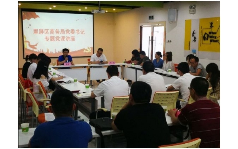 黨員教育-區商務局黨委舉辦2019年發展對象 入黨積極分子集中培訓